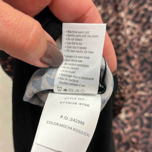 Paige Nadynne Animal Print Body Suit Sleeveless M - Picture 13 of 13